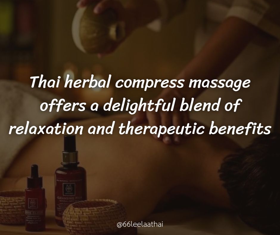 Thai herbal compress massage