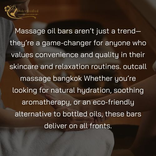 Massage Oil Bars