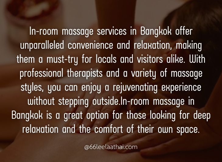in room massage bangkok